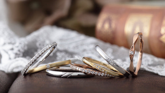 Ankhore pair ring collection. A brand image of wedding and engagement rings designed to express shared love and meaningful connection.