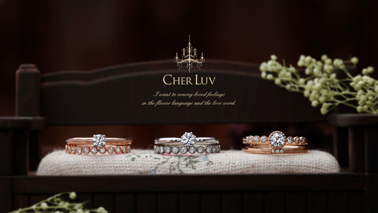 Antique-inspired wedding and engagement rings｜Adorable yet sophisticated 'CHER LUV'