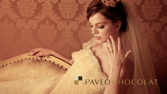 The joy of melting love is Chocolates that never melt The symbol of love that will never change no matter how much time passes Kindness and sincerity are also cherished in form A ring that shines sweetly on the ring finger