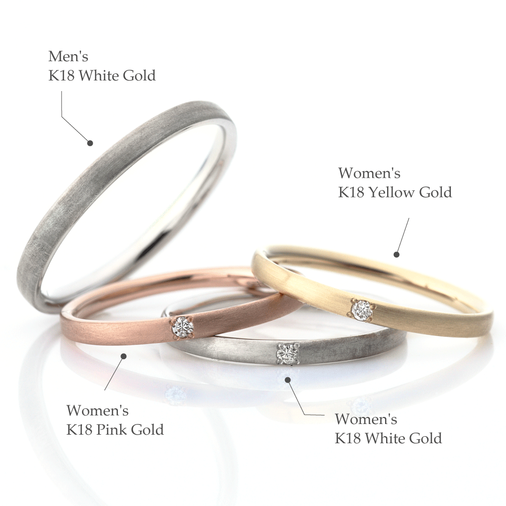 "casual and simple wedding ring （wedding band,marria,pairrings）from the Aglobe japan's Ankhore collection.
K18 pink gold（rose gold）,K18 Yellow Gold and K18 White Gold wedding ring （wedding band,marriage ring） with natural texture.
Straight type Rings with surface treatment."