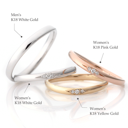 "casual and simple wedding ring （wedding band,marria,pairrings）from the Aglobe japan's Ankhore collection.
K18 pink gold（rose gold）,K18 Yellow Gold and K18 White Gold wedding ring （wedding band,marriage ring） with natural texture."
