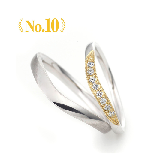 "antique and European wedding ring （wedding band,marriage ring）from the Aglobe japan's cherluv collection.
Combination marriage ring（wedding ring,wedding band） in platinum and K18 Yellow Gold.
Straight type Milled rings."