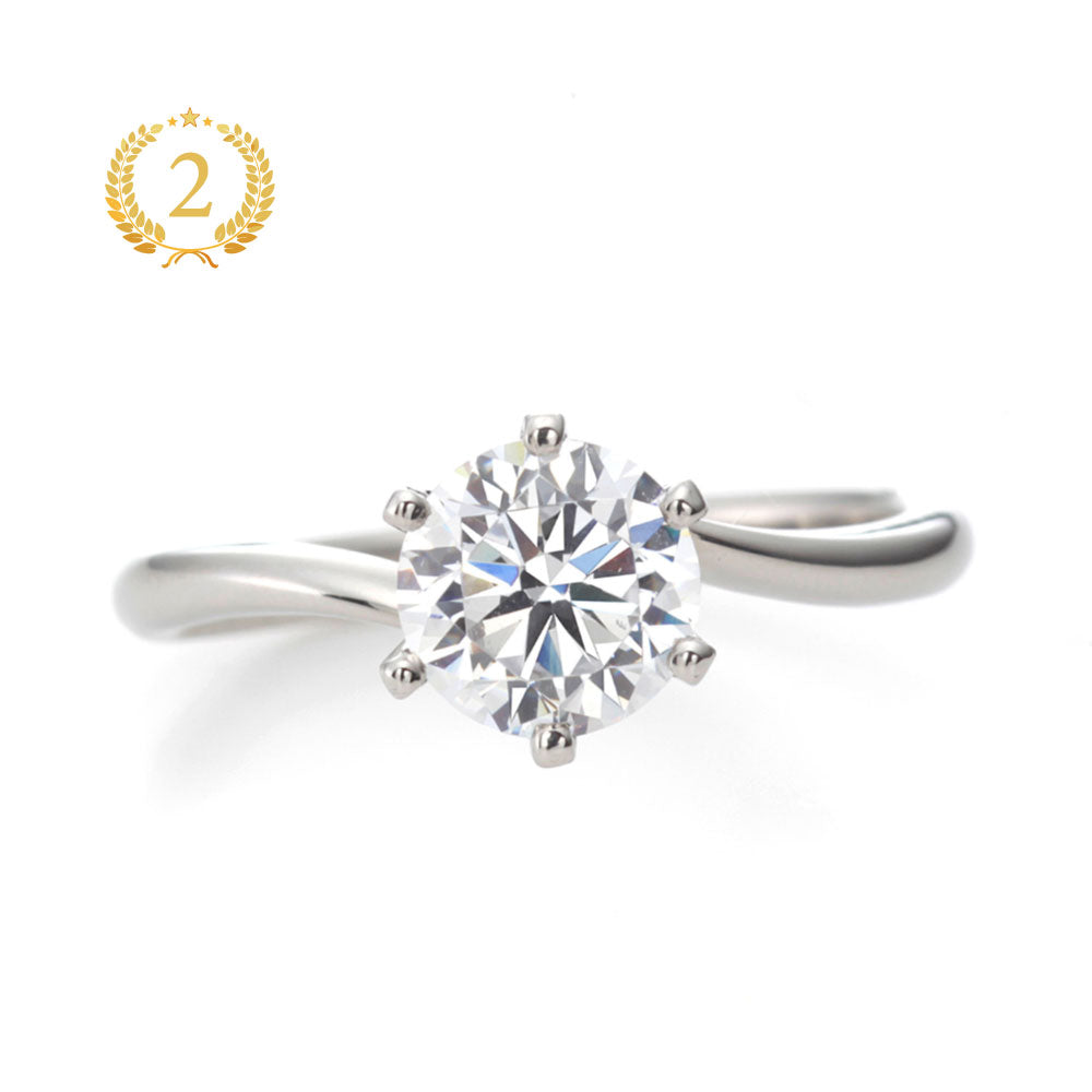 Lab-grown diamond engagement ring with 0.5ct to 1.0ct center stone.
Platinum900 engagement ring with 0.5ct to 1.0ct lab-created diamond.
Sustainable lab-grown diamond ring for proposal or engagement.
