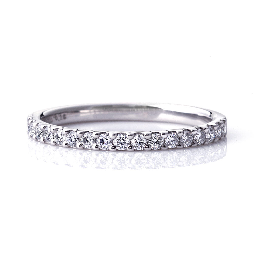 Diamond eternity ring for anniversary gift.
luxury anniversary ring with diamonds in platinum setting.