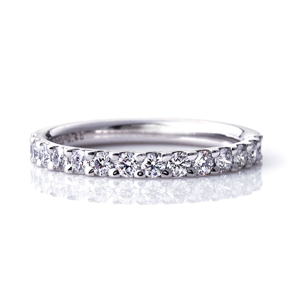 Diamond eternity ring for anniversary gift.
luxury anniversary ring with diamonds in platinum setting.