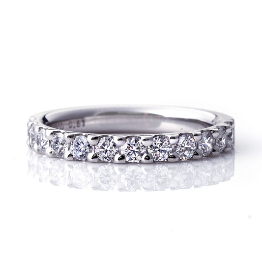 Diamond eternity ring for anniversary gift.
luxury anniversary ring with diamonds in platinum setting.