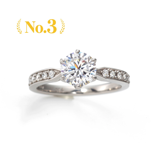 Lab-grown diamond engagement ring with 0.5ct to 1.0ct center stone.
Platinum900 engagement ring with 0.5ct to 1.0ct lab-created diamond.
Sustainable lab-grown diamond ring for proposal or engagement.
