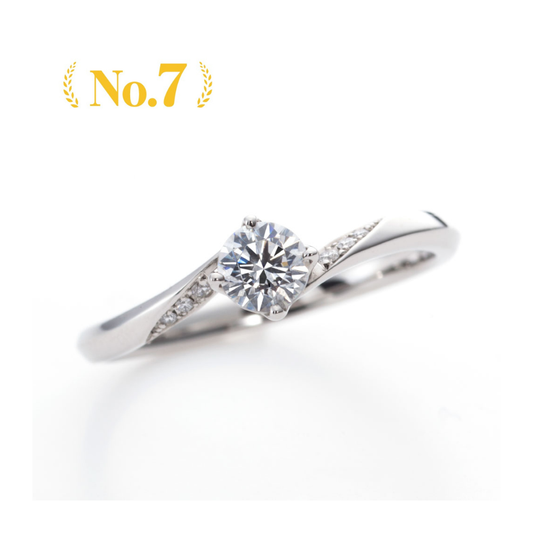 "AGLOBE JAPAN's ironoha bridal ring with lab-grown diamond in wave design.
Platinum900 engagement ring with Japanesestyle,Standard and simple texture.
"