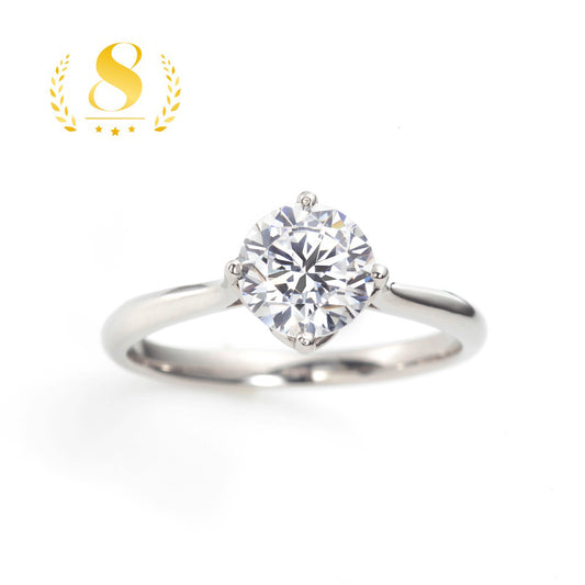 Lab-grown diamond engagement ring with 0.5ct to 1.0ct center stone.
Platinum900 engagement ring with 0.5ct to 1.0ct lab-created diamond.
Sustainable lab-grown diamond ring for proposal or engagement.
