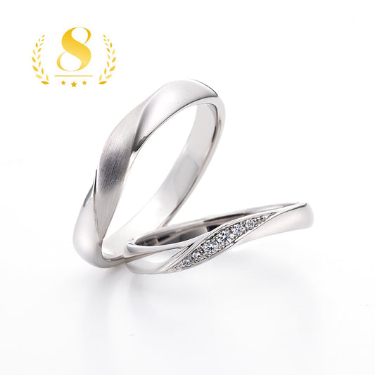 "Japanesestyle wedding ring （wedding band,marriage ring）from the Aglobe japan's ironoha collection.
Platinum900 wedding ring （wedding band,marriage ring） with simple and standard texture.
Rings with surface treatment."