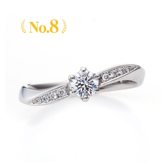 "AGLOBE JAPAN's ironoha bridal ring with lab-grown diamond in wave design.
Platinum900 engagement ring with Japanesestyle,Standard and simple texture.
"