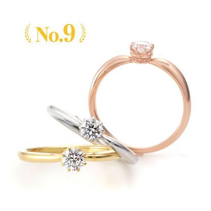 "AGLOBE JAPAN's cherluv bridal ring with lab-grown diamond in Straight design.
K18 pink gold（rose gold）,K18 Yellow Gold and K18 White Gold engagement ring with antique and European texture."