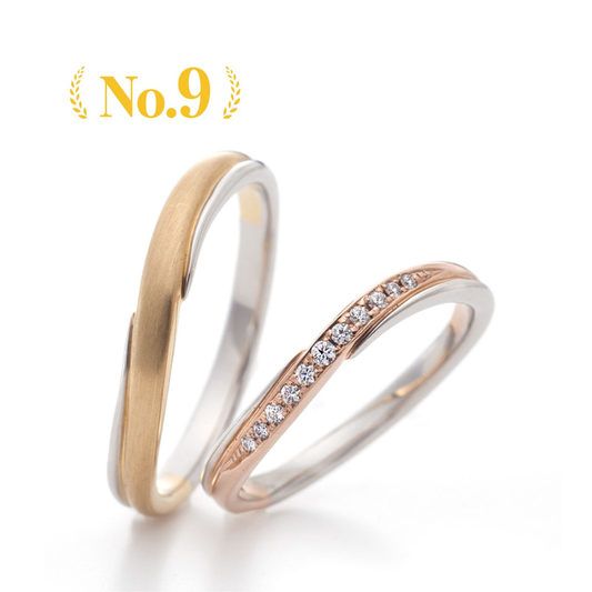 standard wedding ring （wedding band,marriage ring）from the Aglobe japan's Stel Giurare collection.
Combination marriage ring（wedding ring,wedding band） in platinum and K18 pink gold （K18 Yellow Gold）.
Combination wedding ring （wedding band,marriage ring） with luxury and European texture.
Rings with surface treatment."