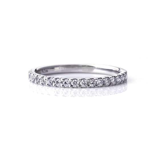 Diamond eternity ring for anniversary gift.
luxury anniversary ring with diamonds in platinum setting.