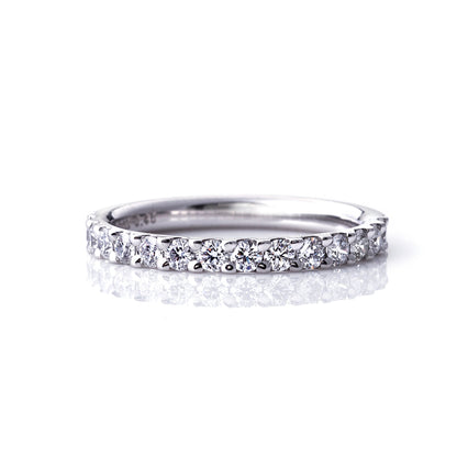 Diamond eternity ring for anniversary gift.
luxury anniversary ring with diamonds in platinum setting.