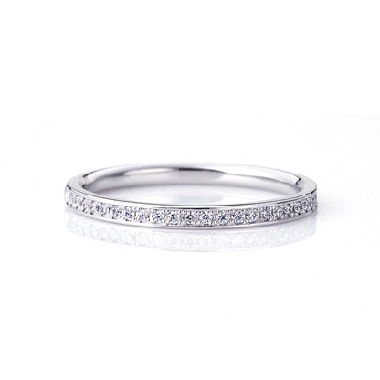 Diamond eternity ring for anniversary gift.
luxury anniversary ring with diamonds in platinum setting.