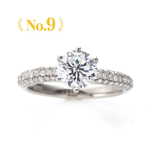 AGLOBE JAPAN's ANNIVERSARY DIAMOND bridal ring with lab-grown diamond in Straight design.