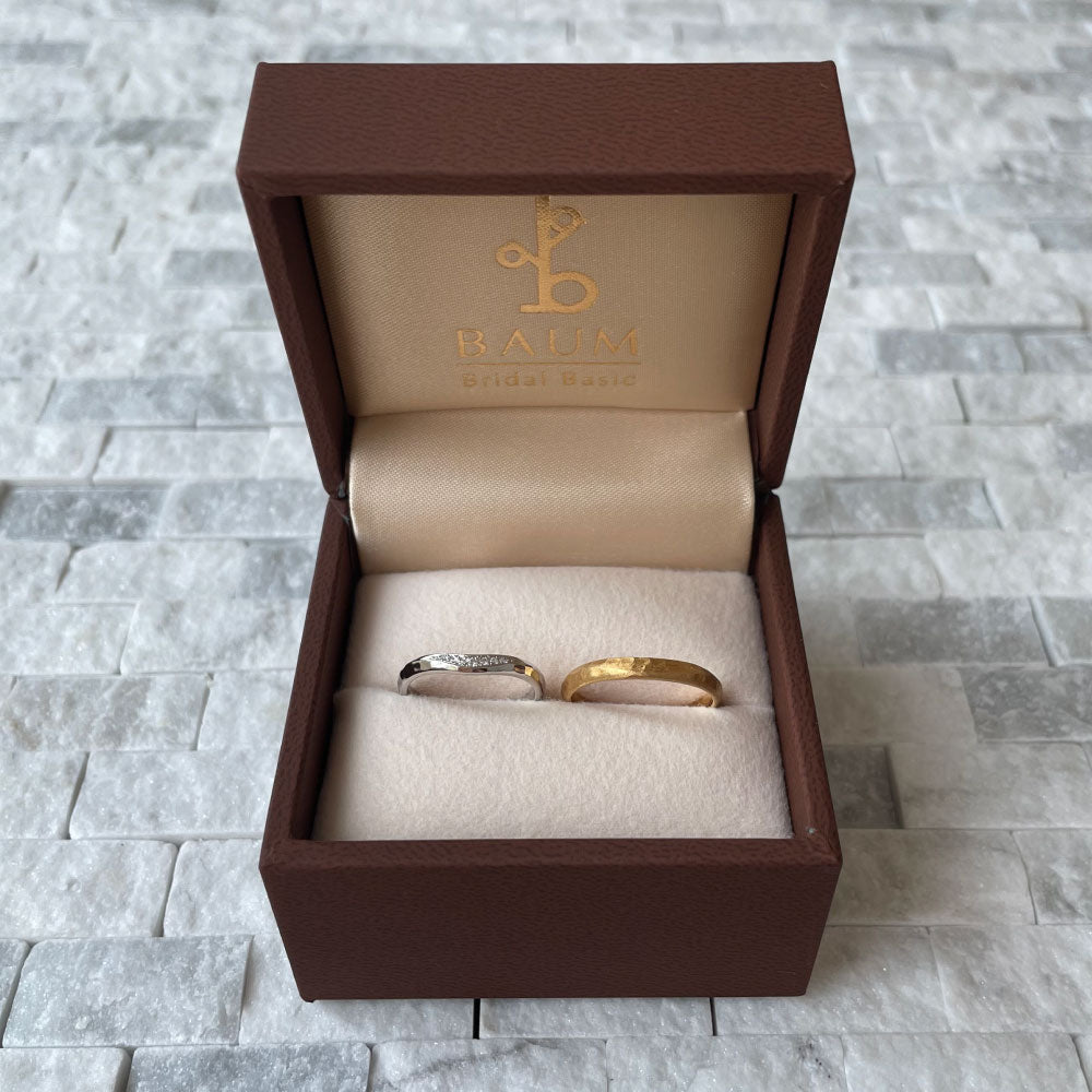 Original AGLOBE JAPAN branded ring box（image of jewelry case） with logo for engagement or wedding ring（wedding bands） gift packaging