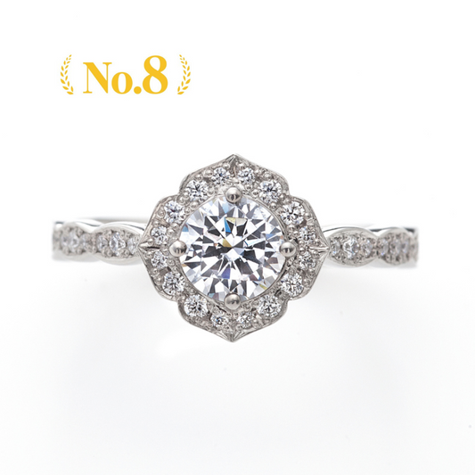 AGLOBE JAPAN's ECTURO bridal ring with lab-grown diamond in Straight design.