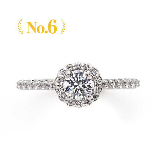 AGLOBE JAPAN's ECTURO bridal ring with lab-grown diamond in Straight design.