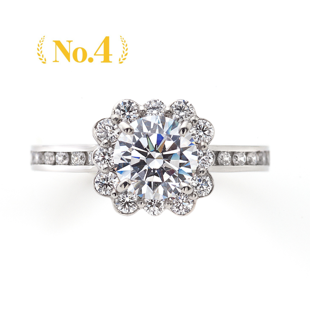 AGLOBE JAPAN's ECTURO bridal ring with lab-grown diamond in Straight design.