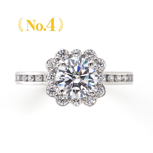 AGLOBE JAPAN's ECTURO bridal ring with lab-grown diamond in Straight design.