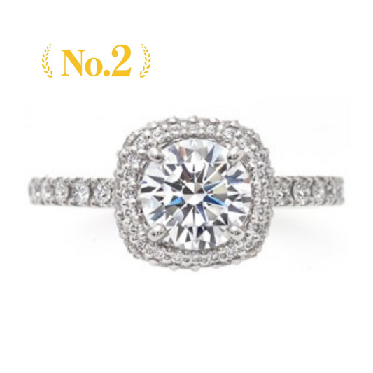 AGLOBE JAPAN's ECTURO bridal ring with lab-grown diamond in Straight design.