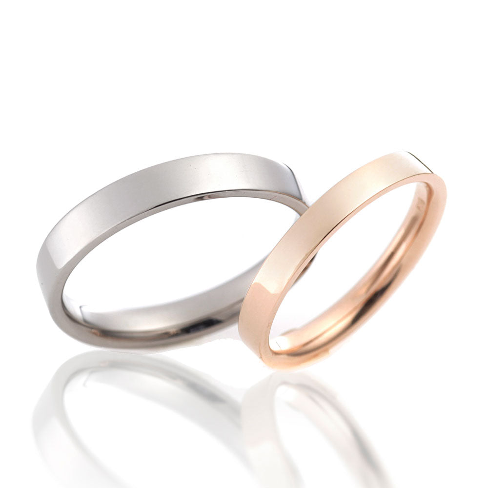 "Japanesestyle and unique wedding ring （wedding band,marriage ring）from the Aglobe japan's ennowa collection.
Platinum900（K18 Pink Gold,rose gold） wedding ring （wedding band,marriage ring） with Simple and natural texture.
Ring made using traditional Japanese forging technique.
Close-up of hand-forged wedding ring （wedding band）.
"