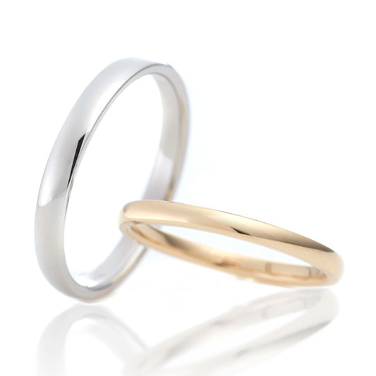 "Japanesestyle and unique wedding ring （wedding band,marriage ring）from the Aglobe japan's ennowa collection.
Platinum900（K18 Pink Gold,rose gold） wedding ring （wedding band,marriage ring） with Simple and natural texture.
Ring made using traditional Japanese forging technique.
Close-up of hand-forged wedding ring （wedding band）.
"