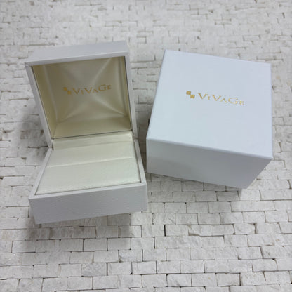 Original AGLOBE JAPAN branded ring box（image of jewelry case） with logo for engagement or wedding ring（wedding bands） gift packaging