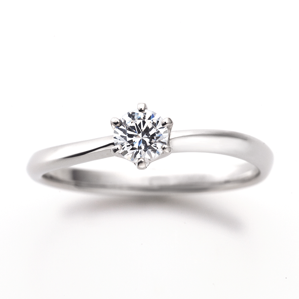 "AGLOBE JAPAN's Promise Ring bridal ring with lab-grown diamond in wave design.
Platinum900 engagement ring with simple,standard and casual texture."