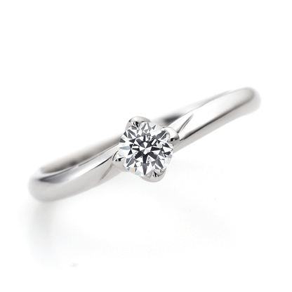 "AGLOBE JAPAN's ECTURO bridal ring with lab-grown diamond in Wave design.
Platinum900 engagement ring with antique and luxurytexture."