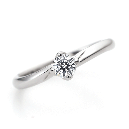 "AGLOBE JAPAN's ECTURO bridal ring with lab-grown diamond in Wave design.
Platinum900 engagement ring with antique and luxurytexture."