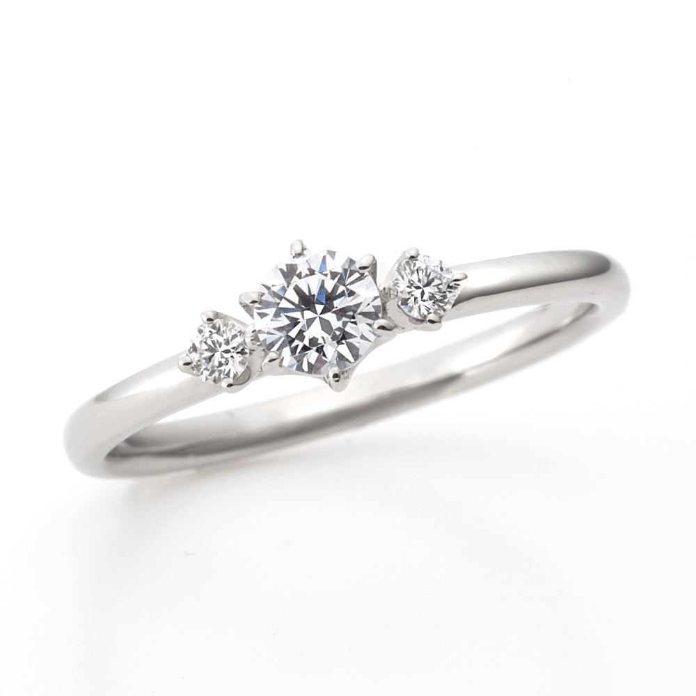 "AGLOBE JAPAN's Aimeroir bridal ring with lab-grown diamond in Straight design.
Platinum900 engagement ring with cute and simple texture."