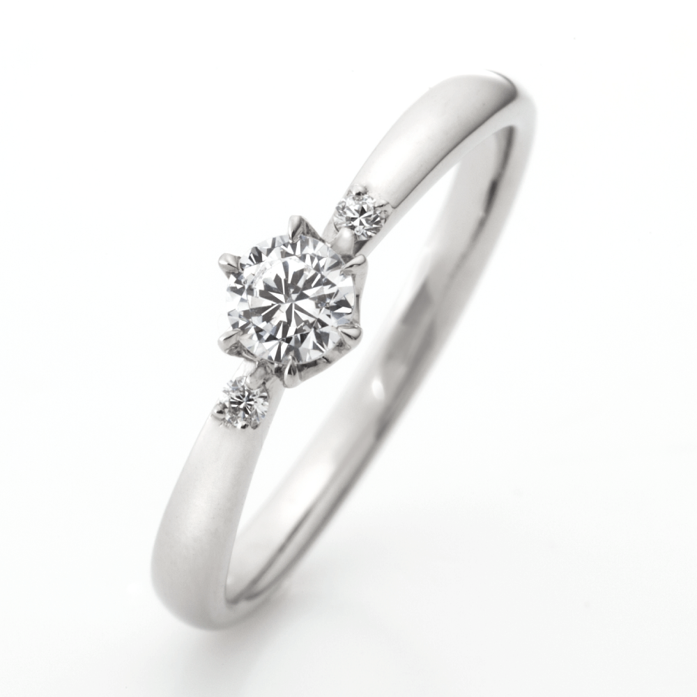 "AGLOBE JAPAN's Aimeroir bridal ring with lab-grown diamond in Straight design.
Platinum900 engagement ring with cute and simple texture."