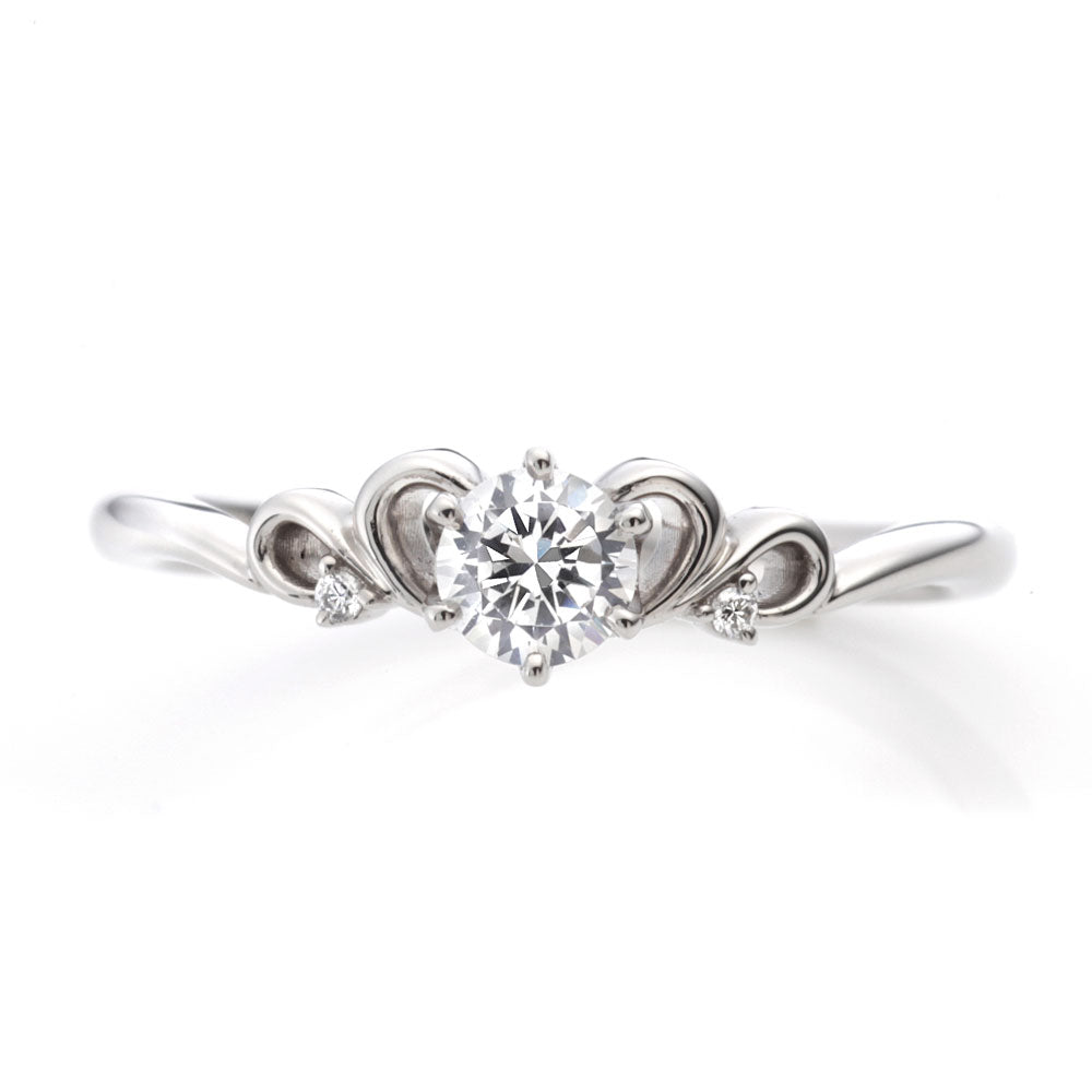 "AGLOBE JAPAN's vivage bridal ring with lab-grown diamond in Straight design.
Platinum900 engagement ring with Simple,standard and European texture."