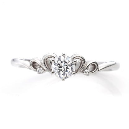 "AGLOBE JAPAN's vivage bridal ring with lab-grown diamond in Straight design.
Platinum900 engagement ring with Simple,standard and European texture."