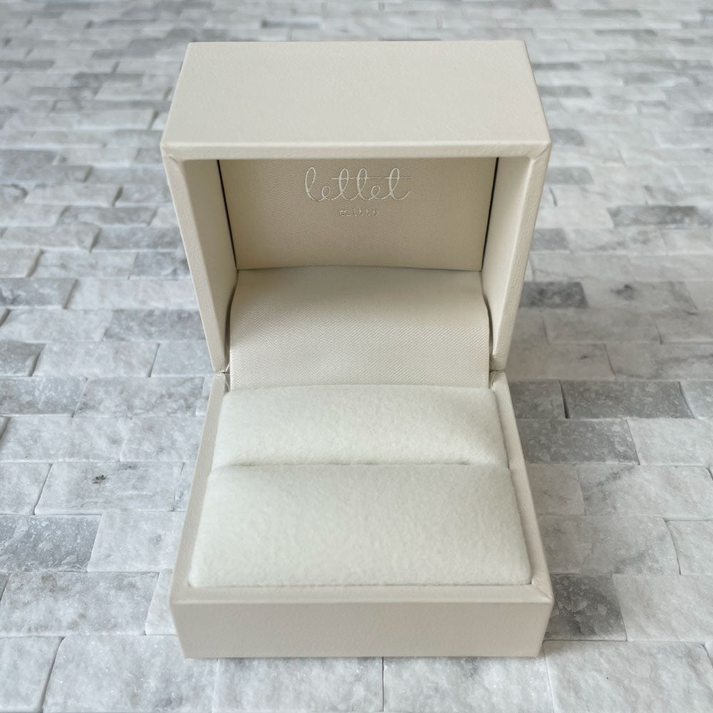 Original AGLOBE JAPAN branded ring box（image of jewelry case） with logo for engagement or wedding ring（wedding bands） gift packaging