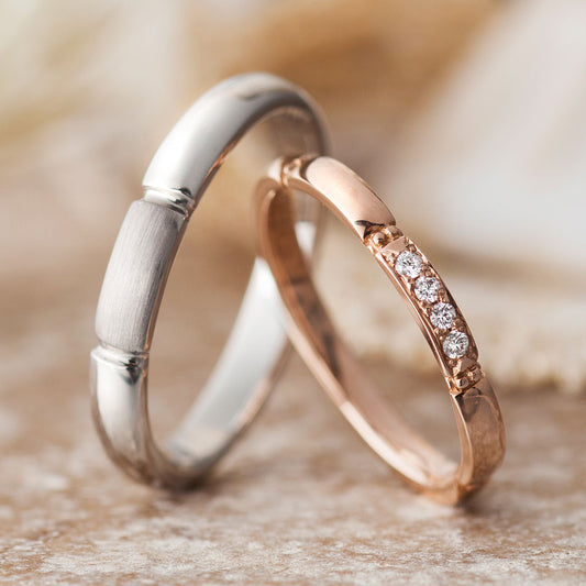 "antique,European,luxury and Simple wedding ring （wedding band,marriage ring）from the Aglobe japan's PRIMA PORTA collection.
Platinum900  andK18 Pink Gold ( rose gold ) wedding ring （wedding band,marriage ring） with antique and European texture.
"