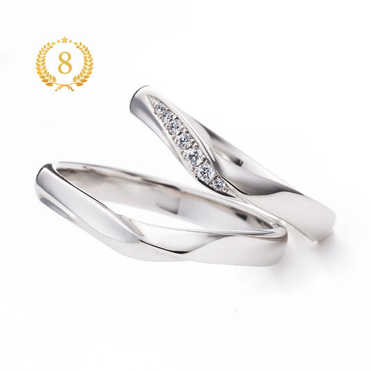 "Japanesestyle wedding ring （wedding band,marriage ring）from the Aglobe japan's ironoha collection.
Platinum900 wedding ring （wedding band,marriage ring） with simple and standard texture."