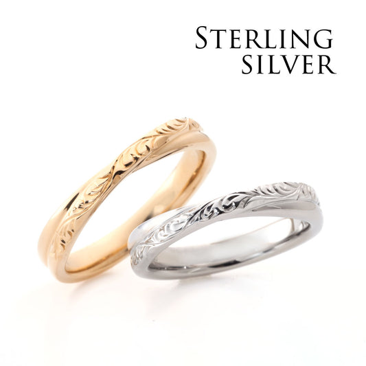 "casual and Hawaiian wedding ring （wedding band,marriage ring）from the Aglobe japan's mauoli collection.
K18 Yellow Gold and K18 White Gold wedding ring （wedding band,marriage ring） with unique texture.
Hawaiian gold wedding band with ALAHAKA engraving and vintage finish.

"